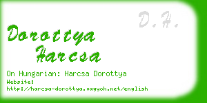 dorottya harcsa business card